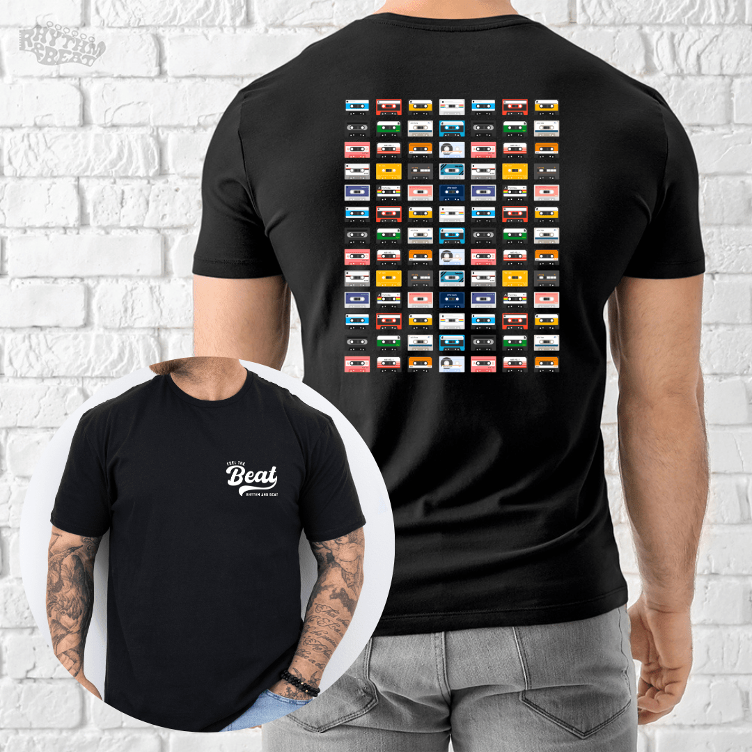 Retro Rainbow Cassette T-Shirt product image 6