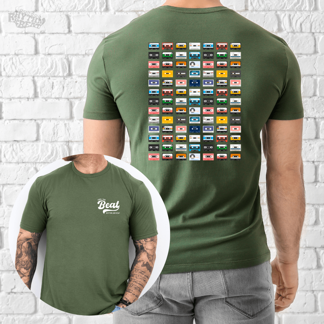 Retro Rainbow Cassette T-Shirt product image 7