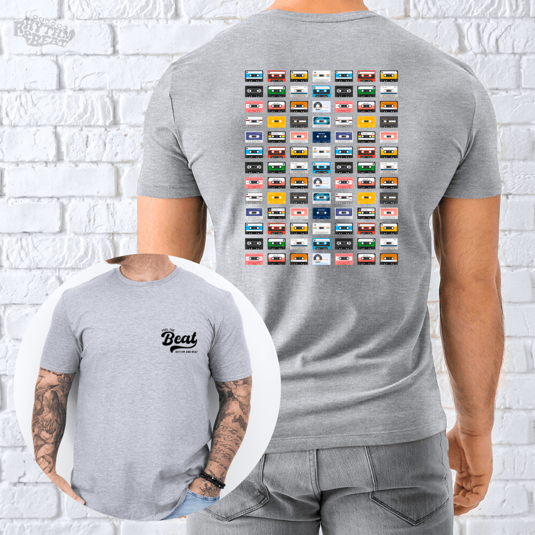 Retro Rainbow Cassette T-Shirt product image 1
