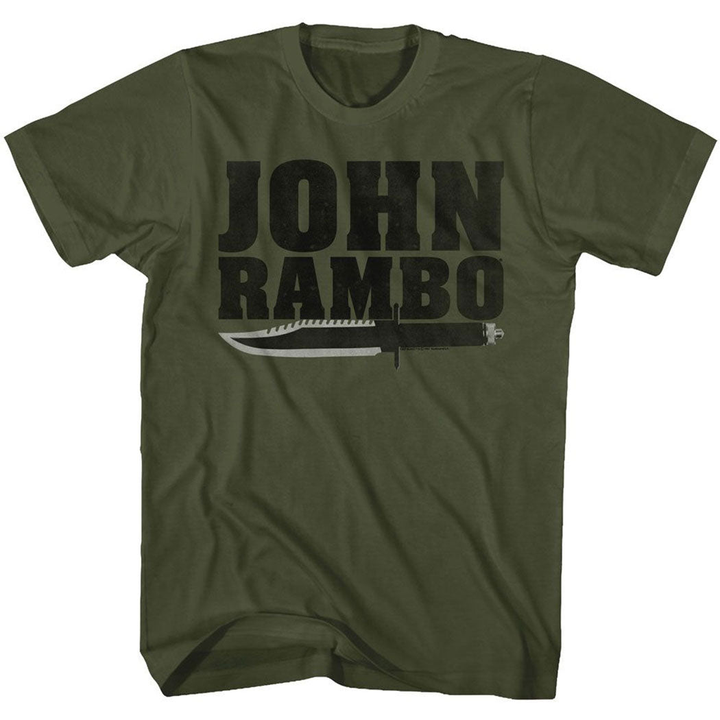 First Blood John Rambo Knife T-Shirt product image 1
