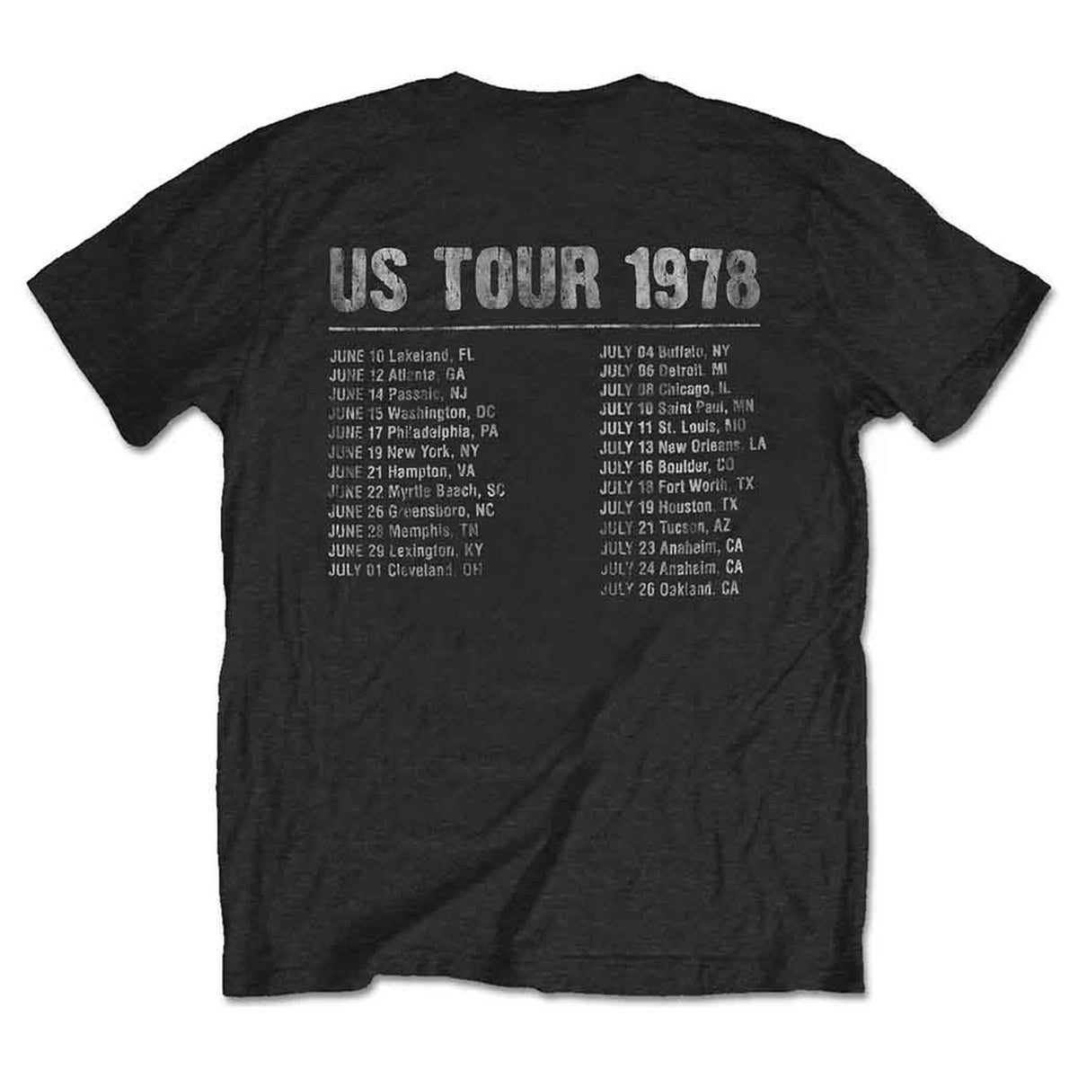 The Rolling Stones US Tour 1978 Vintage T Shirt product image 2