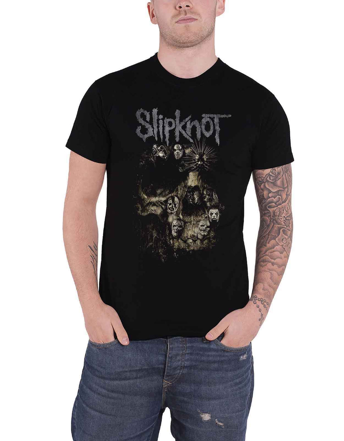 Slipknot Skull Group T Shirt product image 1