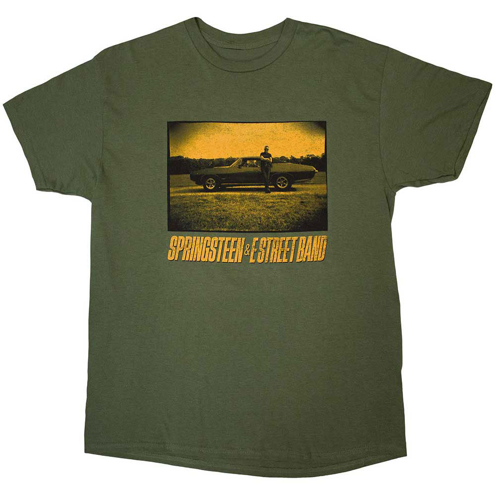 Bruce Springsteen Tour 2023 Sepia Car T Shirt product image 1