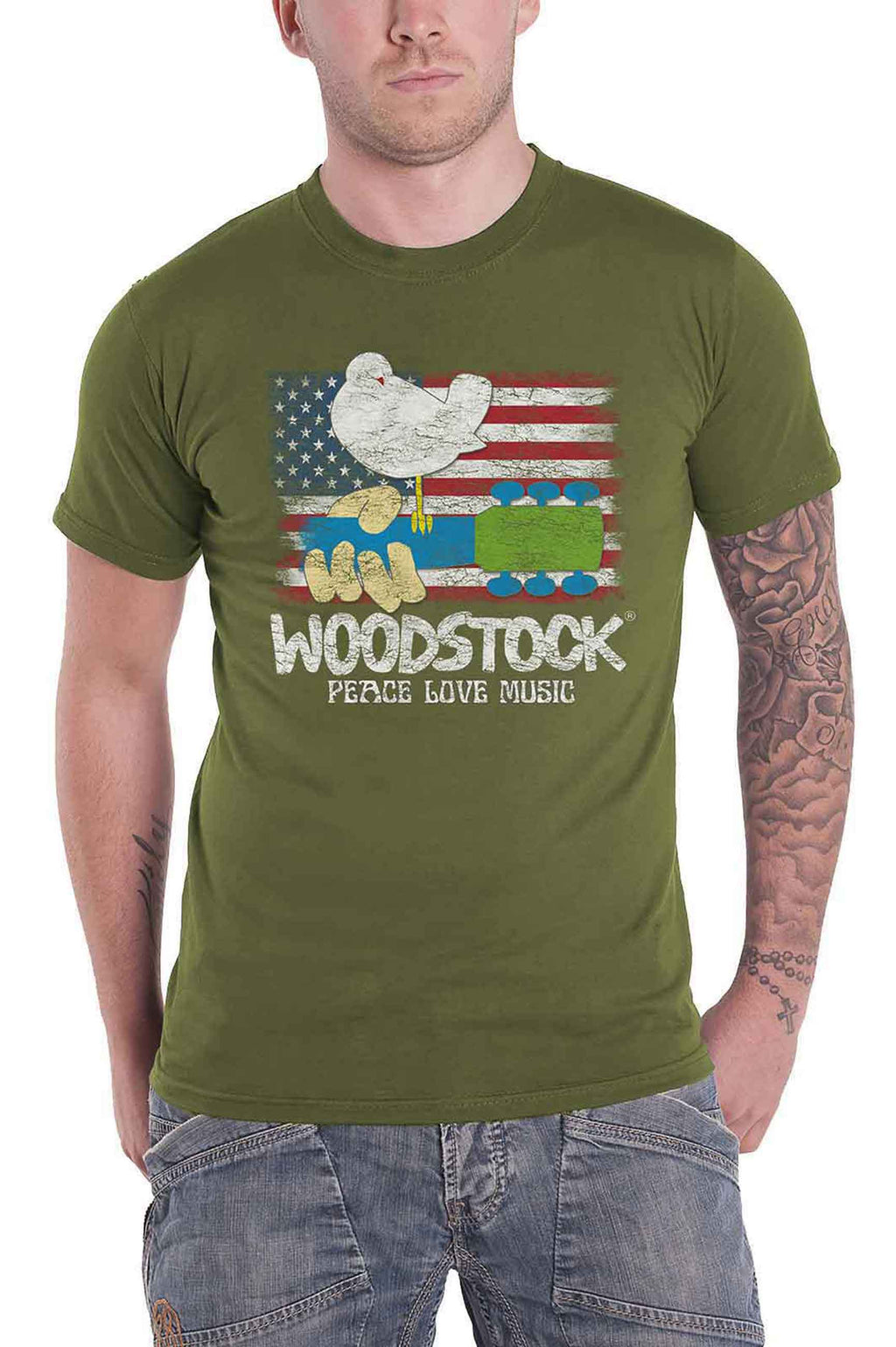 Woodstock Flag Logo T Shirt product image 1